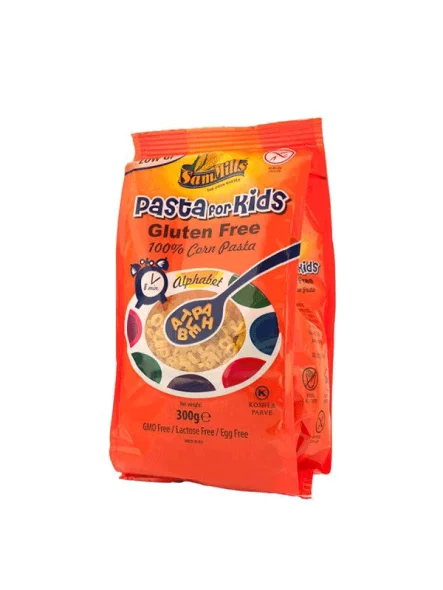 Kukuruzna tjestenina za djecu - abeceda Bez glutena 300g Sam Mills