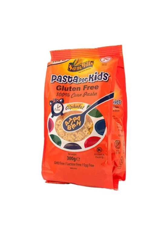 Kukuruzna tjestenina za djecu - abeceda Bez glutena 300g Sam Mills