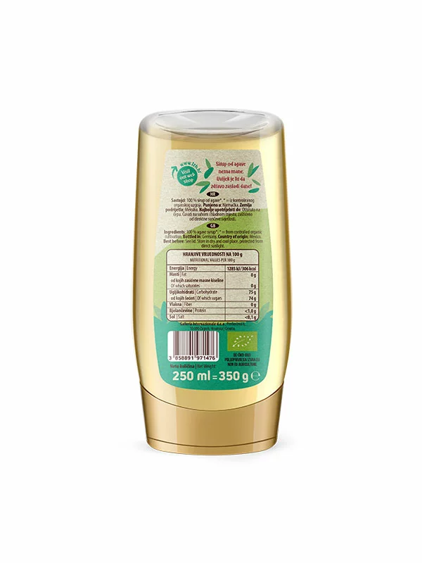 Sirup od agave - Organski 350g Nutrigold