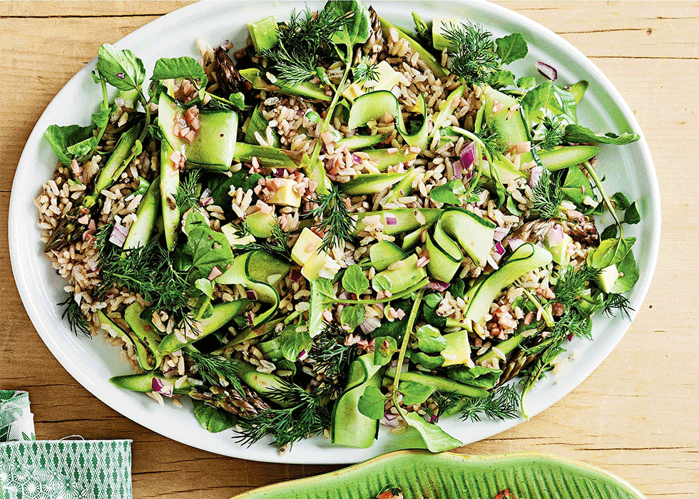 Several excellent salads with chia seeds