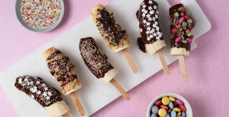 Čokoladni ražnići od banane super su ideja za dječje proslave