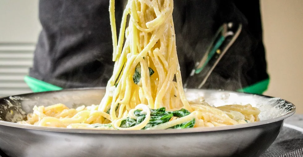 Špageti špinat Špageti špinat