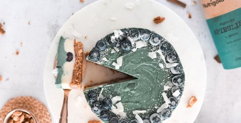 Zelena torta od spiruline.