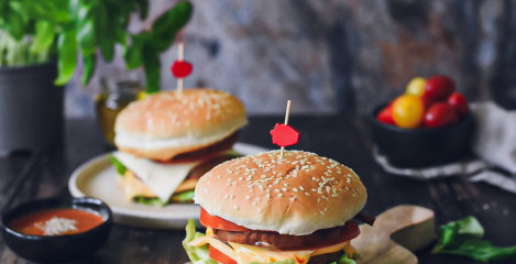 Seitan burger-Instashop