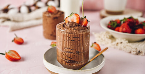 Veganski čokoladni mousse