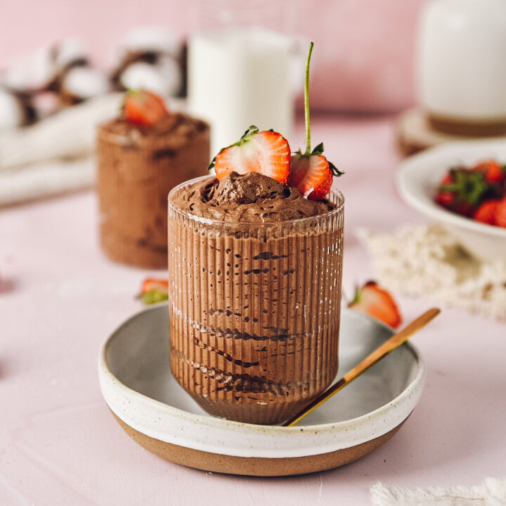 Veganski čokoladni mousse