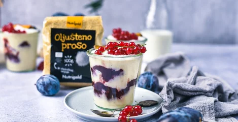 Puding od prosa s kokosom i šljivama - i doručak i desert!