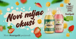 Nazdravimo ljetu uz nove osvježavajuće okuse Nutrigold kombuche!