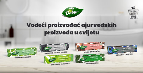 Nasmiješi se, jer tu su Dabur ayurvedske paste za zube