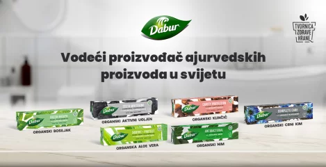 Nasmiješi se, jer tu su Dabur ayurvedske paste za zube