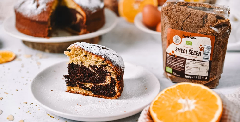 Mramorna čoko torta s narančom