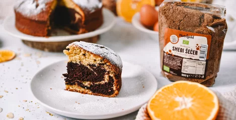 Mramorna čoko torta s narančom