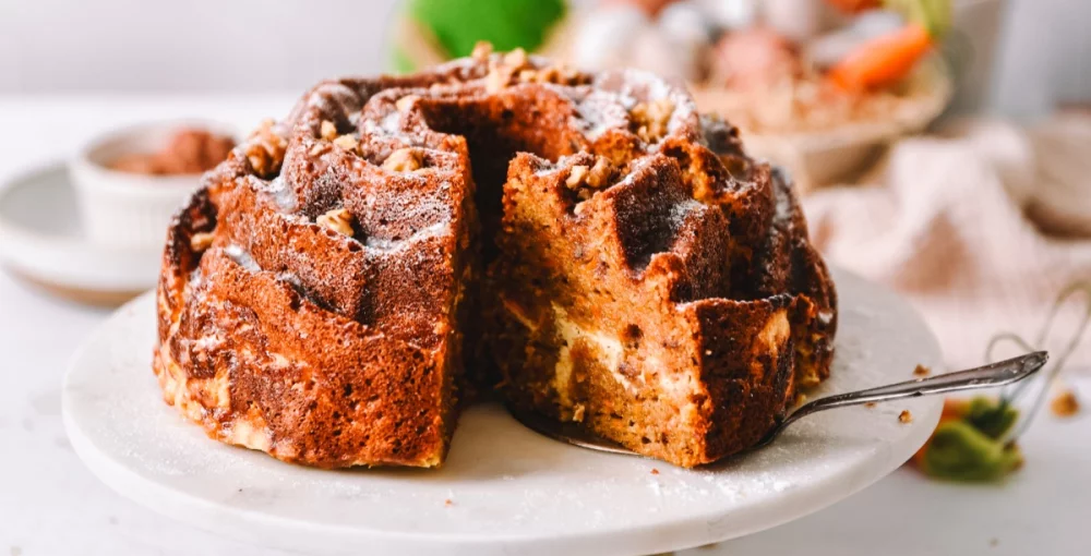 Carrot cake kuglof