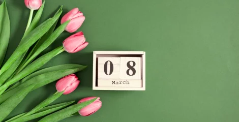 Tulipani Dan žena