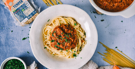 Tempeh bolognese