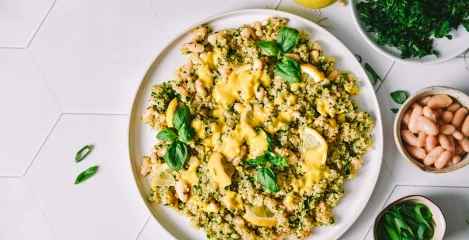 Quinoa salata s mango dressingom