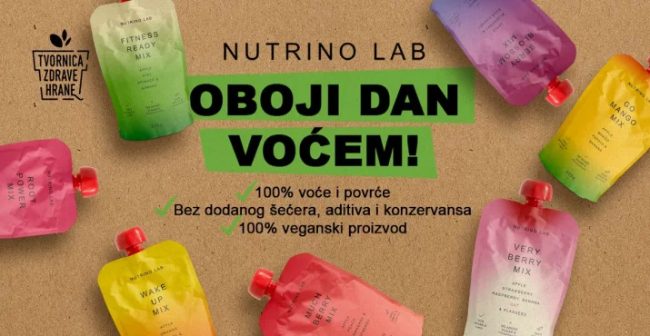 Nutrino LAB 100% voćna inovacija donosi prirodan, dobar osjećaj!