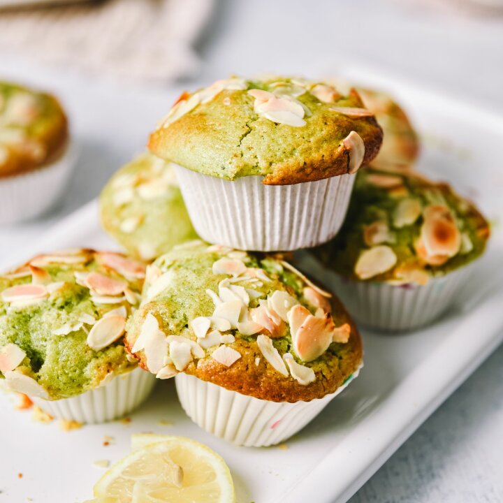 Matcha muffini s bijelom čokoladom