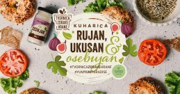 Naslovnica za rujansku kuharicu s korištenim namirnicama