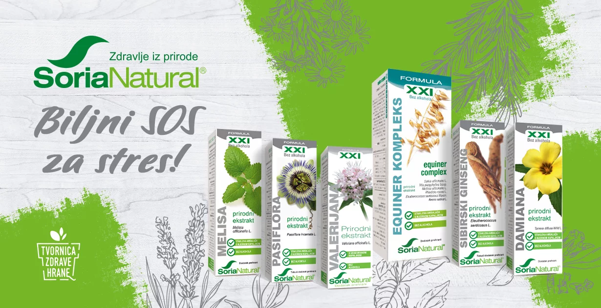 Soria Natural ima biljni SOS za stres!