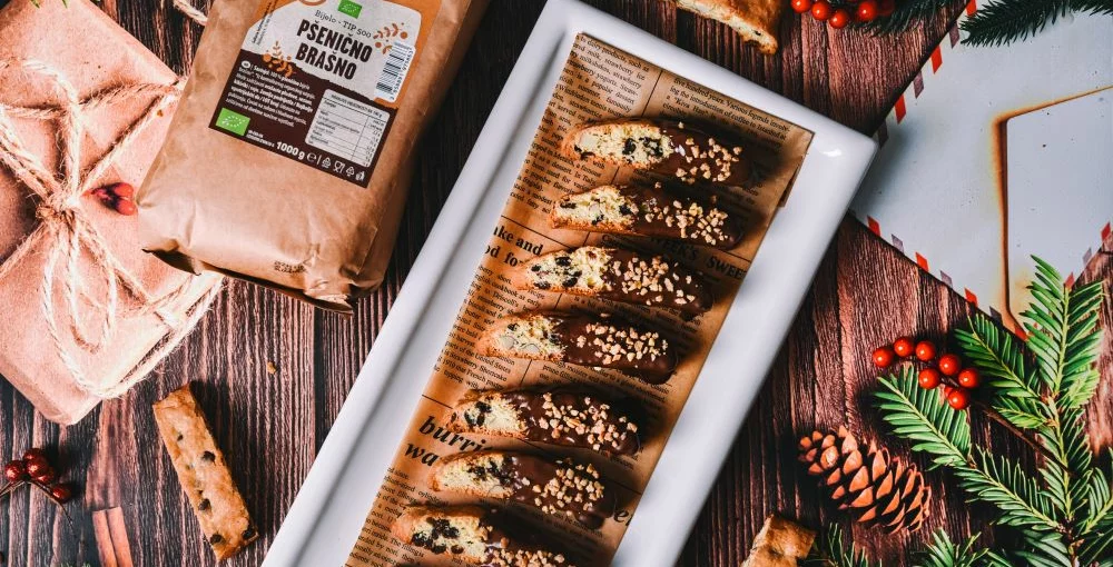 Biscotti s čokoladom i narančom