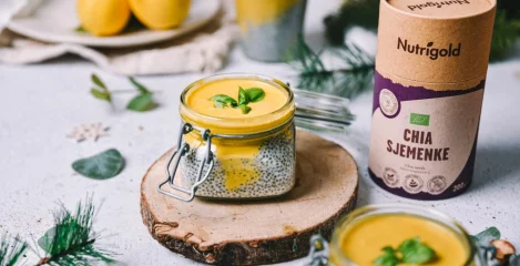 Chia puding s kremom od limuna