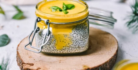 Chia puding s kremom od limuna