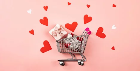 Valentinovo shopping