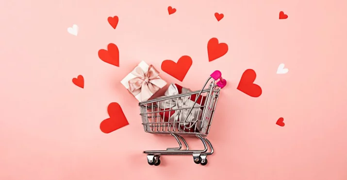 Valentinovo shopping