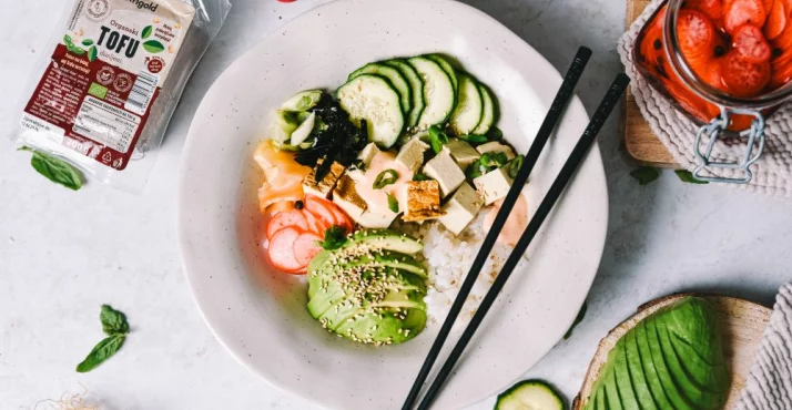 Sushi zdjela s tofuom