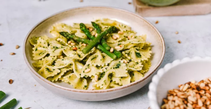 Tjestenina s pestom i šparogama