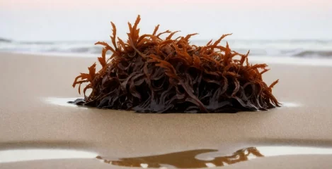Irska mahovina na pješčanoj plaži