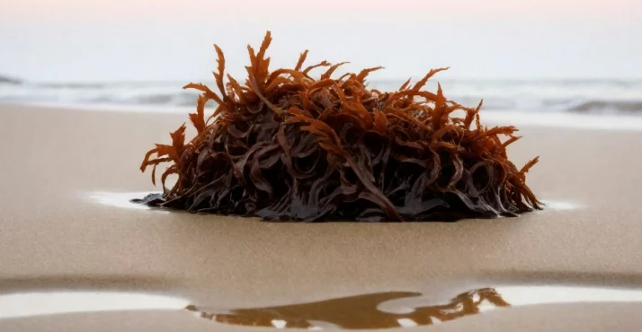 Irska mahovina na pješčanoj plaži