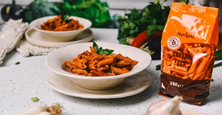 Tjestenina u umaku od pečenog povrća