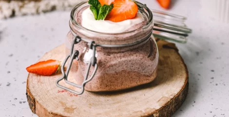 Chia puding s jagodama