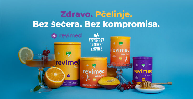 Revimed naslovni vizual s izdvojenim proizvodima