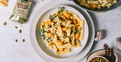 Recept za pastu sa bundevom i špinatom po receptu YumYumParadise.