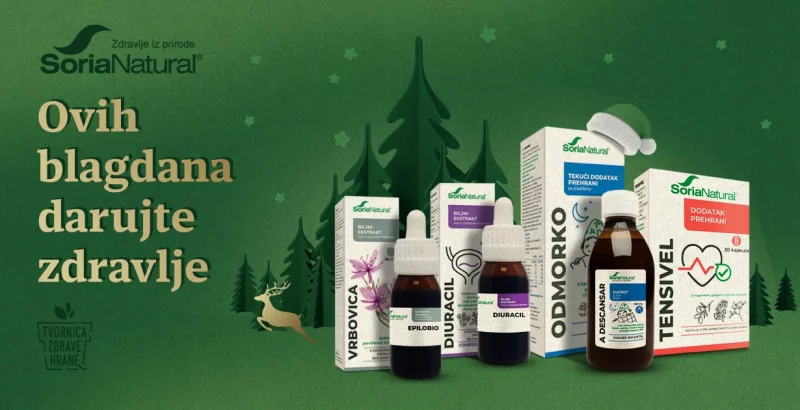 Soria Natural božićni pokloni za cijelu obitelj