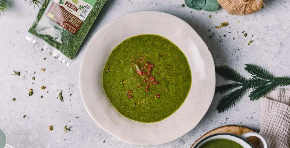 Juha od špinata i kruške