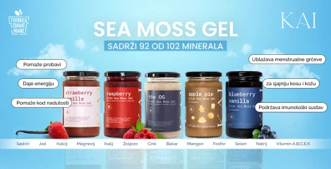 Sea Moss gel se smatra jednom od najhranljivijih supernamirnica na svijetus, otkrij Kai