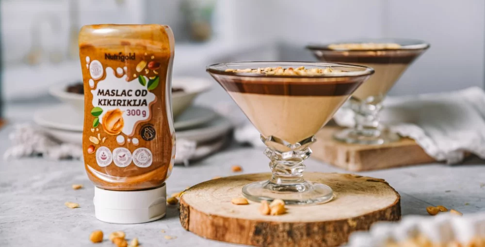 Proteinski kikiriki mousse