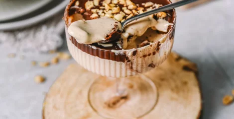 Proteinski kikiriki mousse