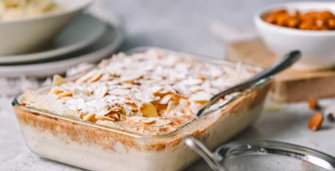 Zobena kaša s bademima