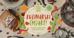 Naslovnica besplatne kuharice za ožujak ''Kulinarski (m)art!''