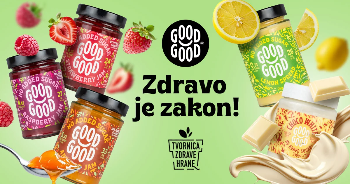Good Good brend nudi široku paletu zdravih proizvoda bez šećera.