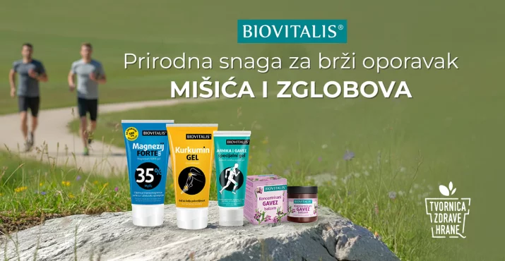 Biovitalis donosi prirodna rješenja za vrhunsku regeneraciju.