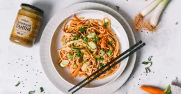 Tahini noodles