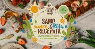 Naslovnica besplatne kuharice za travanj ''Samo sunce i kiša recepata''