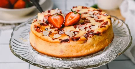 Ricotta kolač s jagodama