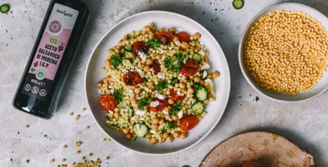 Fregola salata s rajčicama
